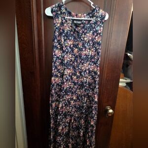 Vintage MsChoice Floral Dress- Size Petite Small